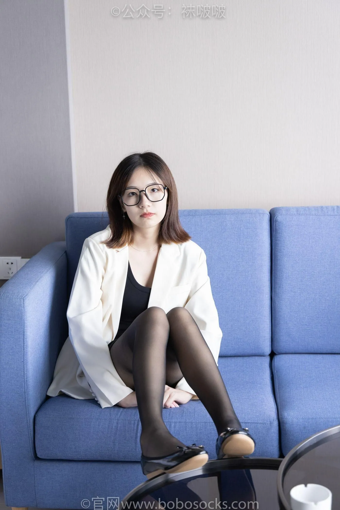 [BoBoSocks袜啵啵]NO.032 小甜豆-平底鞋、黑丝 [144P]插图8
